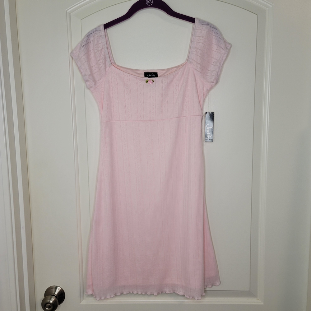 Justify Light Pink Mini Dress